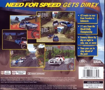 Need for Speed - V-Rally (US) box cover back